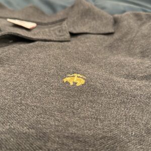 Brooks Brothers Grey polo shirt, size S + FREE M.Singer polo shirt made in USA